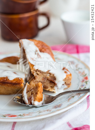vegetarian apricot pie pudding with orange  15432421