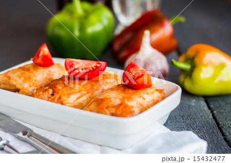 vegetarian apricot pie pudding with orange 15432477