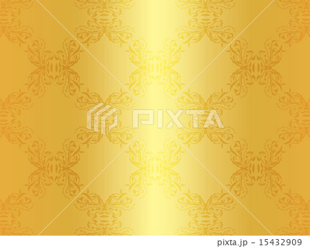 Luxury golden background with damask pattern Luxury golden background with damask pattern 15432909