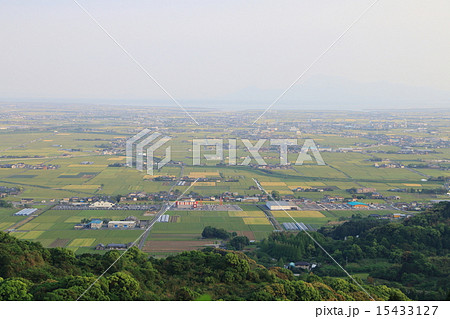 穀倉地帯の佐賀平野。 穀倉地帯の佐賀平野。 15433127