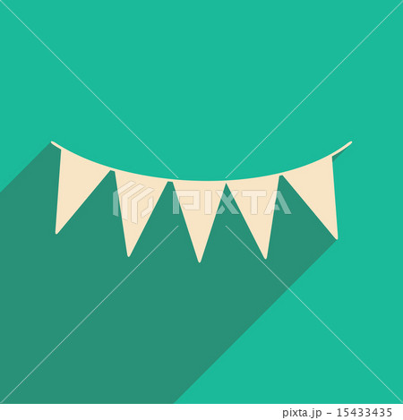 Flat with shadow icon and mobile applacation garland Flat with shadow icon and mobile applacation garland 15433435