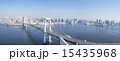 レインボーブリッジパノラマ空撮 15435968