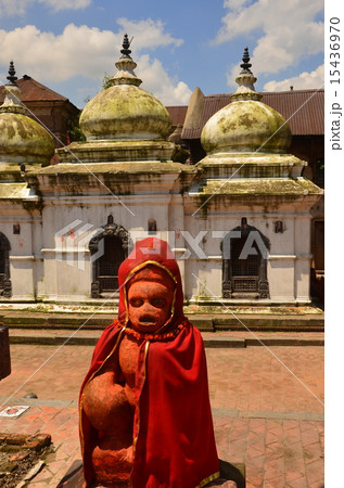 カトマンズ　パシュパティナートのハヌマーン 15436970