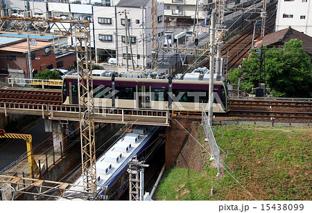 神ノ木クロスでの車輌交差風景 15438099