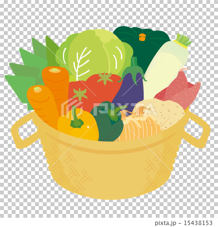 野菜11種のかご 15438153