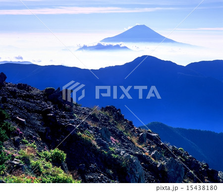 夏の富士山 15438180