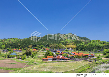 石州瓦屋根の集落 石州瓦屋根の集落 15438237