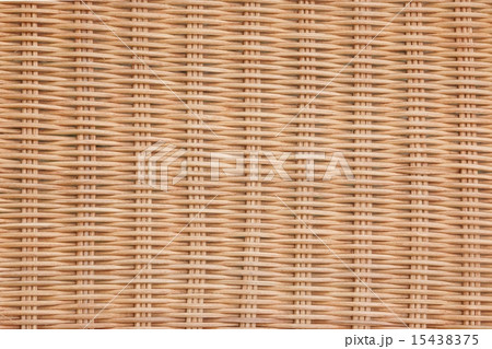 Brown Wicker Rattan Texture Background 15438375