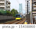 アベノハルカスを目指して走る路面電車 15438860