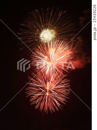 beautiful fireworks over sky 15439226