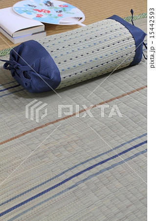 寝ござとイ草の枕 寝ござとイ草の枕 15442593