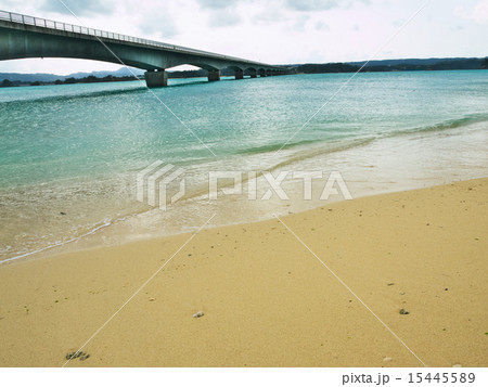 古宇利島の浜辺 15445589