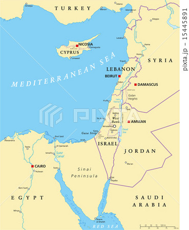 Eastern Mediterranean Political Map Eastern Mediterranean Political Map 15445891