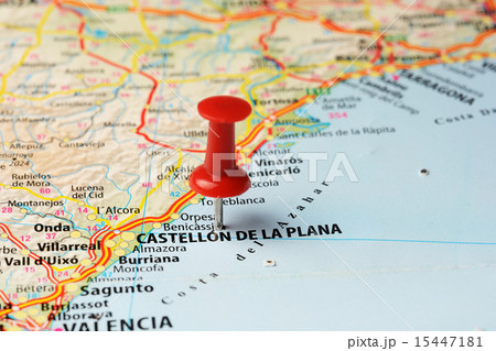 Castellon de la Plana map pin Castellon de la Plana map pin 15447181