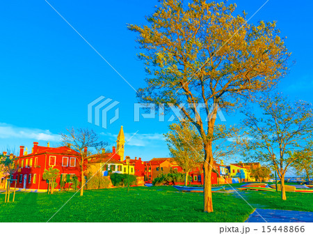 in Burano island near Venice Italy in Burano island near Venice Italy 15448866