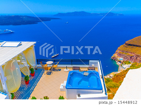 in Santorini island in Greece 15448912
