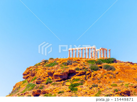 ancient temple of Poseidon in Greece ancient temple of Poseidon in Greece 15449871