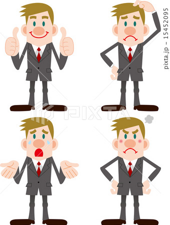 ビジネスマンポーズ集 15452095