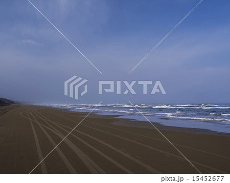車が走れる砂浜 15452677
