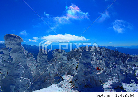 北横岳　山頂　樹氷 15453664