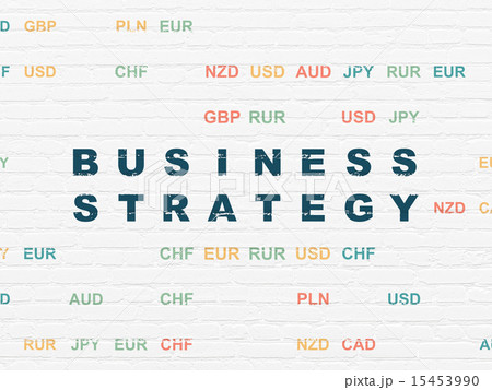 Business concept: Business Strategy on wall background Business concept: Business Strategy on wall background 15453990