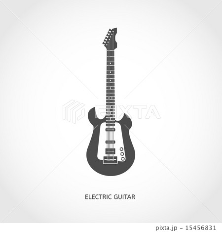 Musical instrument guitar flat icon 15456831