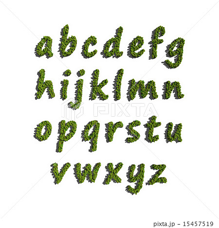 abc alphabet small letter create by tree 15457519