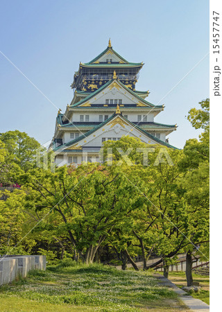 新緑の大阪城山里丸 15457747