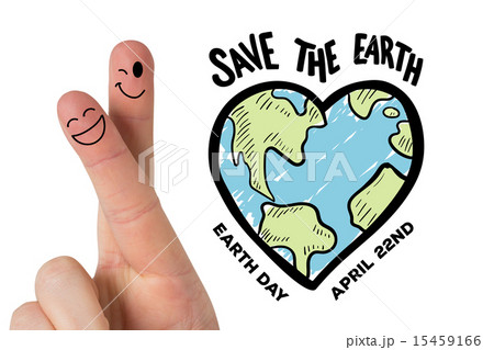 Composite image of fingers smiling Composite image of fingers smiling 15459166