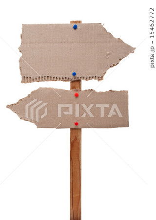 Cardboard sign Cardboard sign 15462772