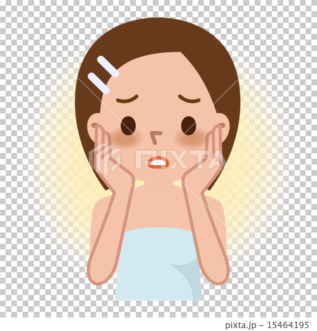美容 くすみ 女性 15464195