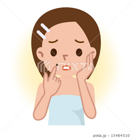 美容 ほくろ 女性 15464310