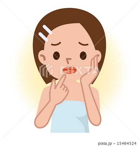 唇の湿疹 女性 唇の湿疹 女性 15464524