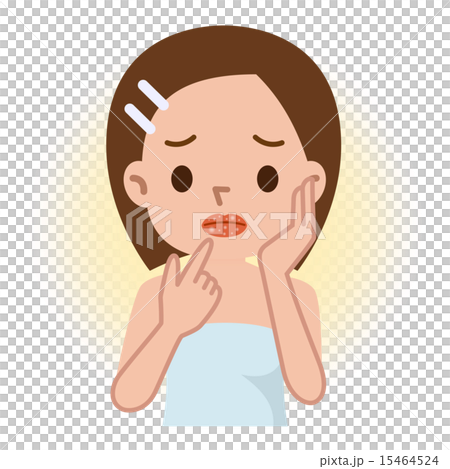唇の湿疹 女性 唇の湿疹 女性 15464524