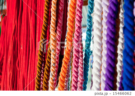 colorful of nylon ropes colorful of nylon ropes 15466062