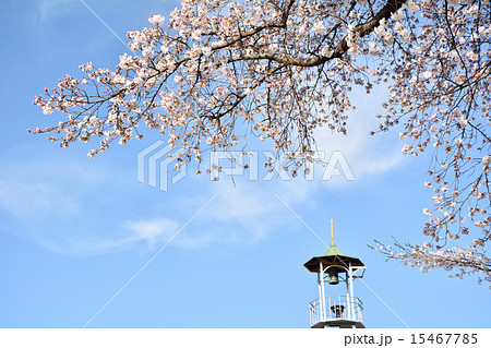 春の火の見やぐら 春の火の見やぐら 15467785