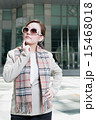 Businesswoman wear sunglasses 15468018