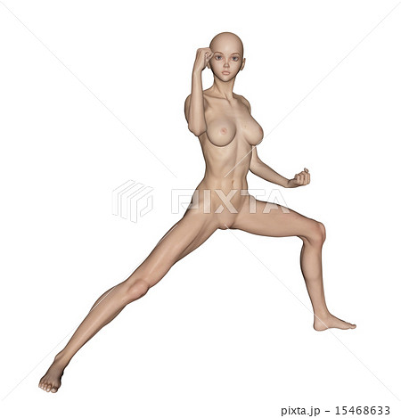 筋肉標本 格闘技する女性 合成用スキンフルヌード perming 3DCG イラスト素材 筋肉標本 格闘技する女性 合成用スキンフルヌード perming 3DCG イラスト素材 15468633