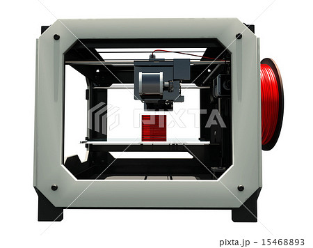 3ｄプリンターのイラスト素材 1546