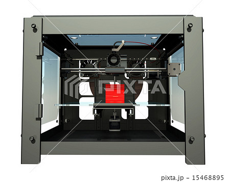 3ｄプリンターのイラスト素材