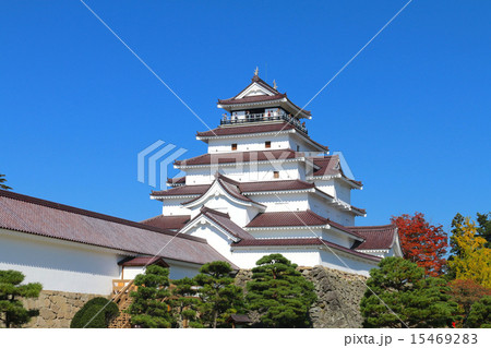 秋の鶴ヶ城 15469283