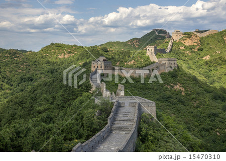 Beijing Great Wall in China, the majestic Great Wall, a symbol of China. Beijing Great Wall in China, the majestic Great Wall, a symbol of China. 15470310
