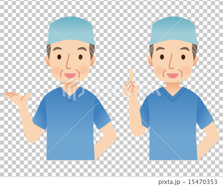 医師　医者　手術　表情 15470353