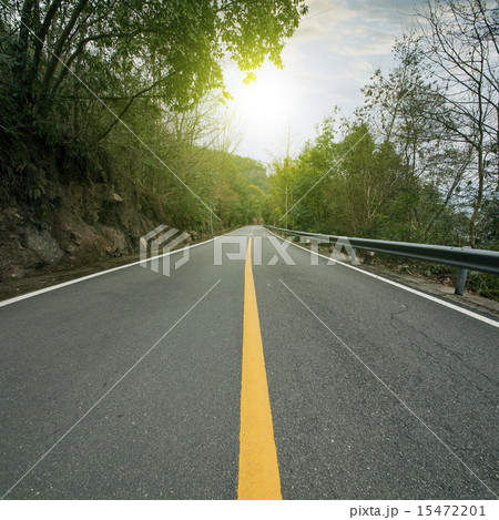 Winding road background 15472201