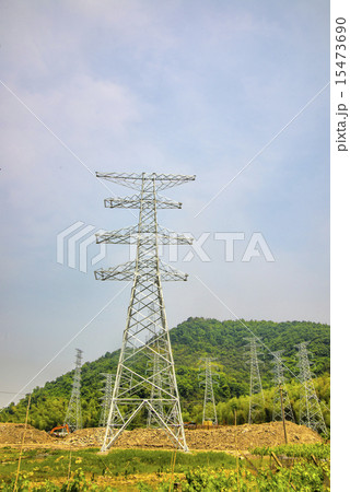 Power tower blue sky 15473690