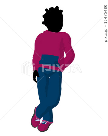 African American Teen Urban Female Silhouette African American Teen Urban Female Silhouette 15475480