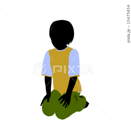 Caucasian Boy Illustration Silhouette Caucasian Boy Illustration Silhouette 15475654