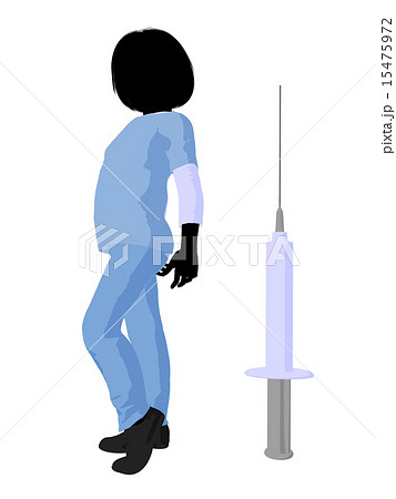 Girl Doctor Illustration Silhouette Girl Doctor Illustration Silhouette 15475972