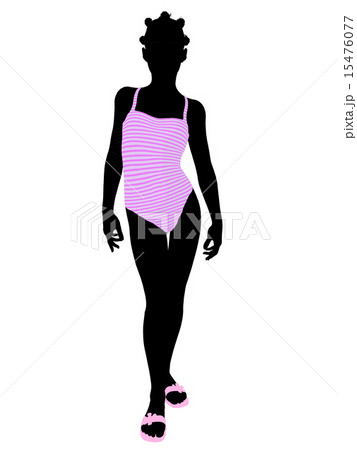 African American Teenager Illustration Silhouette 15476077
