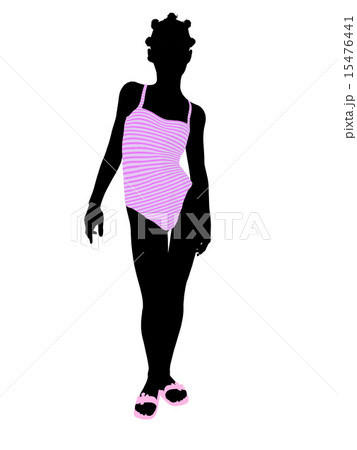 African American Teenager Illustration Silhouette African American Teenager Illustration Silhouette 15476441